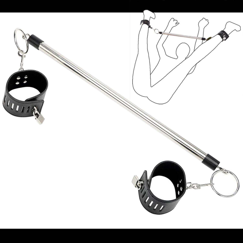 Menottes à barre BDSM 50 cm|TOY PLAYER|XLEATHERS|BDSM Fesseln