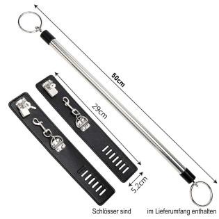 Menottes à barre BDSM 50 cm|TOY PLAYER|XLEATHERS|BDSM Fesseln