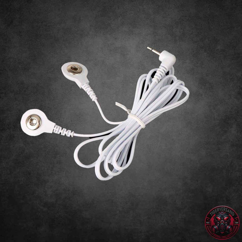 Electrodes à courant électrique Câble 2 ou 4 boutons-pression|TOY PLAYER|XLEATHERS|Zubehör