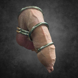 MAX STEEL COCKER|TOY PLAYER|XLEATHERS|Anneaux de pénis en métal