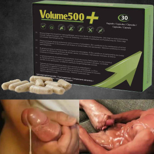 Volume 500 for more sperm|TOY PLAYER|XLEATHERS|Potenzmittel