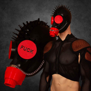 XTRM CONNECTEUR DE MASQUE À GAZ|XTRM|XLEATHERS|Masques & Eye Caps