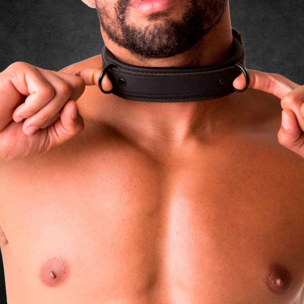Neoprene Bondage Collar|665|XLEATHERS|BDSM Fesseln