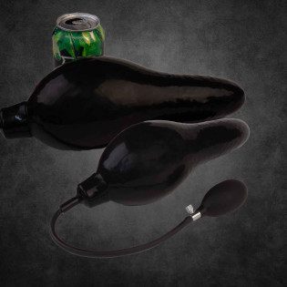 STRETCH PUMPS PLUG-SCHWARZ-|TOY PLAYER|XLEATHERS|Analtoys