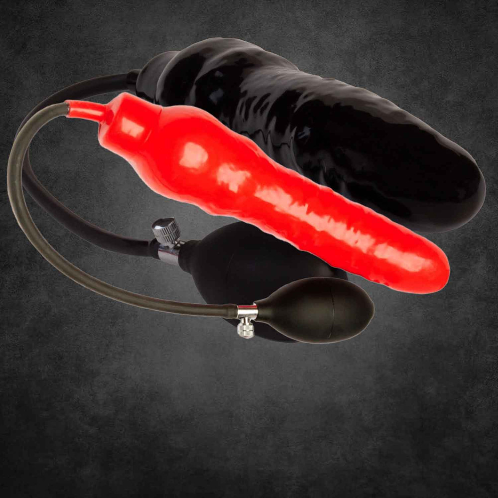 STRETCH PUMPS PLUG-SCHWARZ-|TOY PLAYER|XLEATHERS|Analtoys