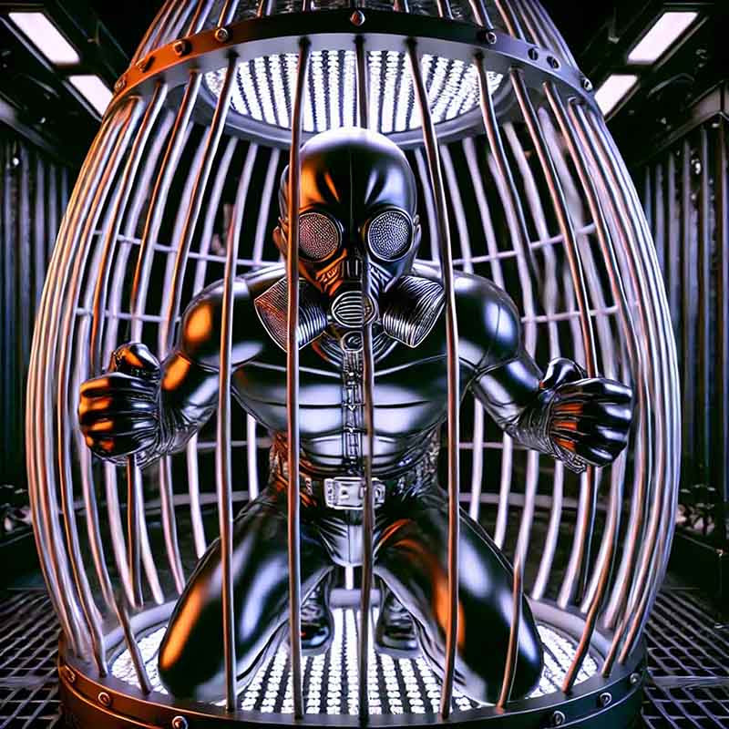 Black Rush Amsterdam Cage|Alpha X|XLEATHERS|Peniskäfige