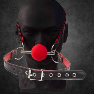 AMSTERDAM RED GAG|TOY PLAYER|XLEATHERS|Mundknebel Gag