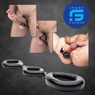 3 Way Cock - Ball & Asslock|SPORTFUCKER|XLEATHERS|Ballstretcher