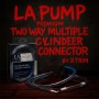 LA Pump Premium Two Way Multiple Cylinder Connector|TOY PLAYER|XLEATHERS|Pompes à pénis