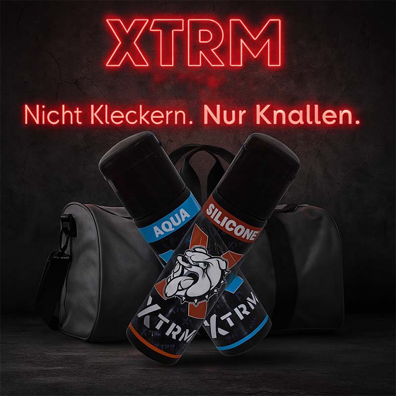 2er Pack XTRM, AQUA + SILICONE 200 ml|XTRM|XLEATHERS|Gleitgel