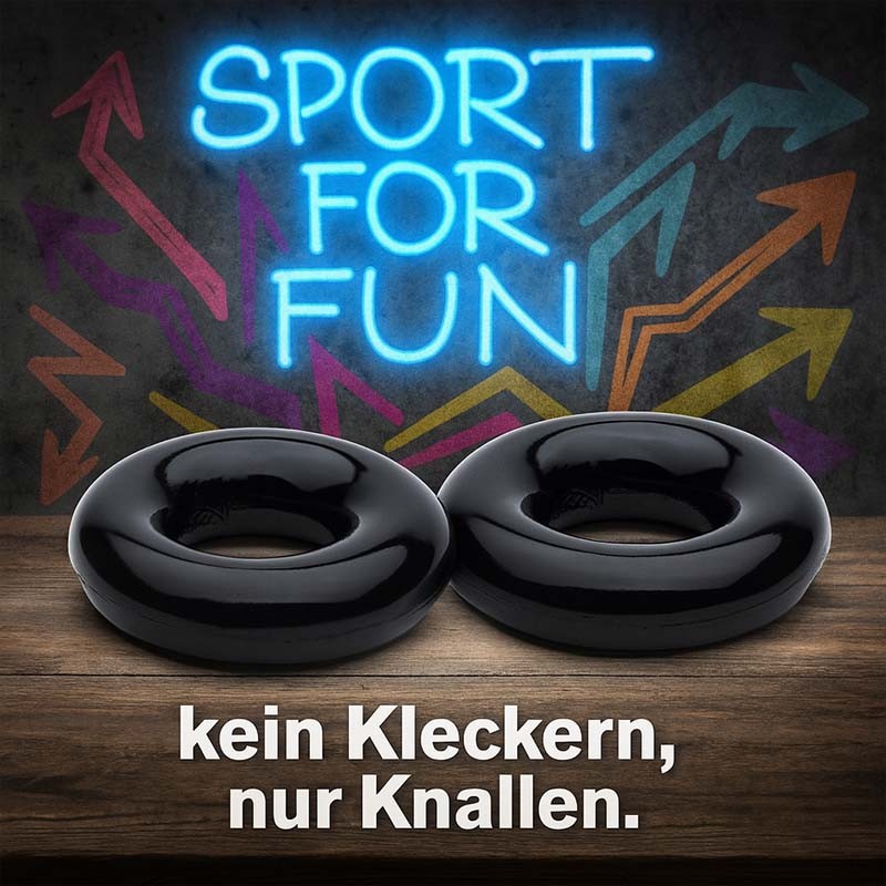 X Rubber Cockringe 2er Pack|SPORTFUCKER|XLEATHERS|Ballstretcher
