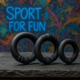 XTRM TRIPLE COCKER|XTRM|XLEATHERS|Anneaux pour pénis