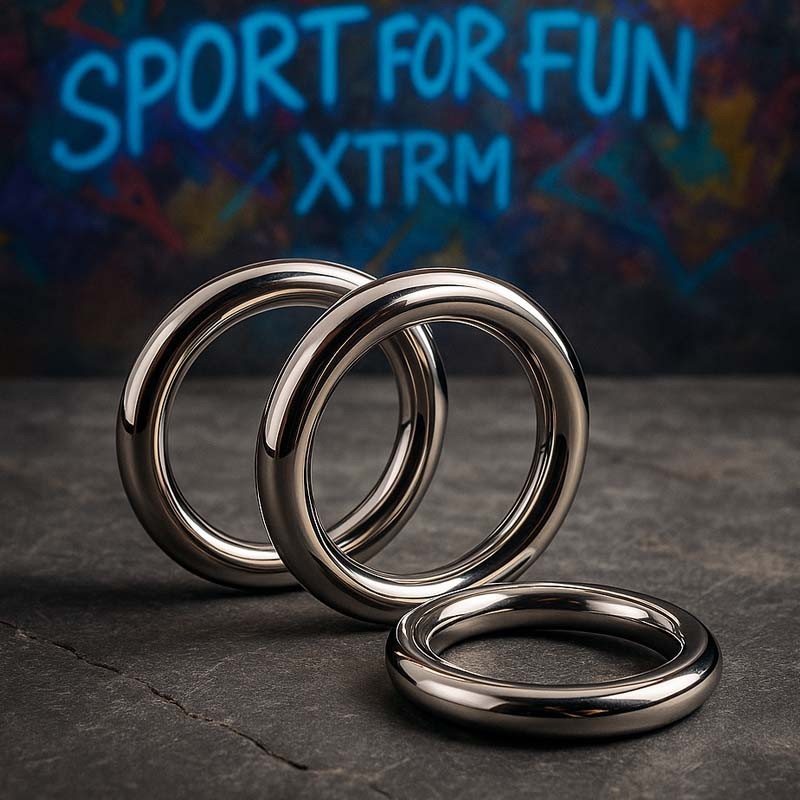 MAX STEEL COCKER|TOY PLAYER|XLEATHERS|Anneaux de pénis en métal