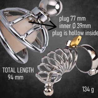 Black Rush Titanium CAGE|Alpha X|XLEATHERS|Peniskäfige