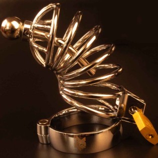 Black Rush Titanium CAGE|Alpha X|XLEATHERS|Peniskäfige