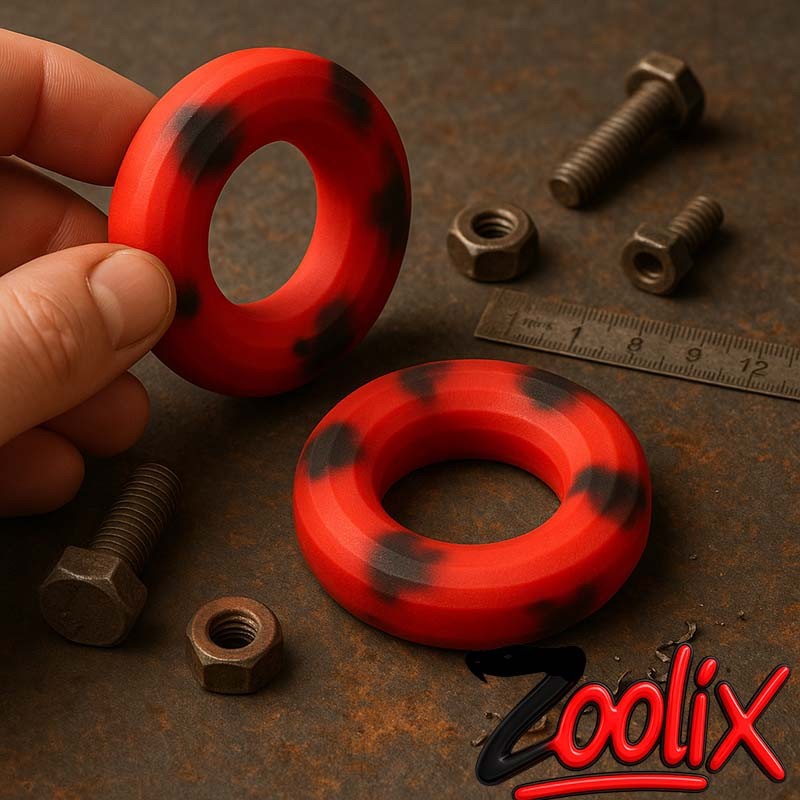 Zoolix Red Viper – Liquid Grip Cockring|Zoolix|XLEATHERS|Start