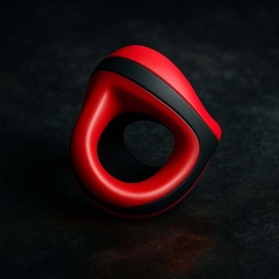 BLACK RED GRIP by Zoolix|Zoolix|XLEATHERS|Ballstretcher
