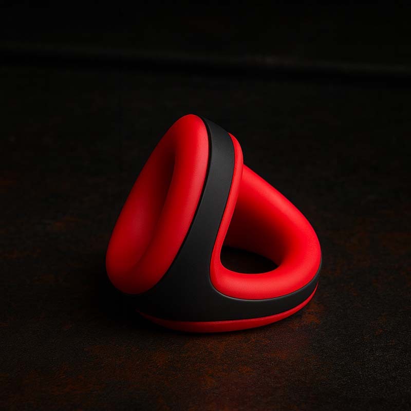 BLACK RED GRIP by Zoolix|Zoolix|XLEATHERS|Ballstretcher